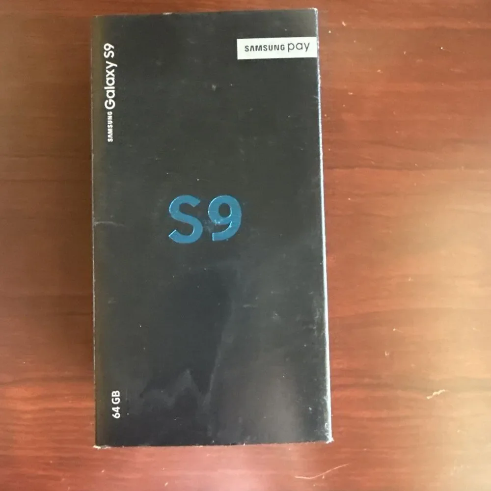 OEM Samsung Galaxy  S9 + plus box  EMPTY with headphones NO PHONE